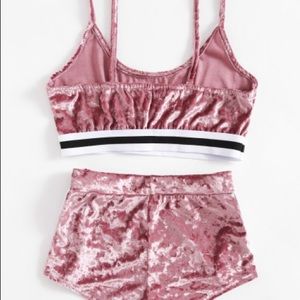 Velvet 2 piece set (GOLD)